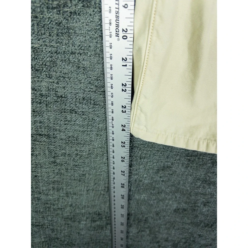 Citizens of Humanity Cargo Pants Womens 25 Cream Beige Cotton Wide Leg Streetwea